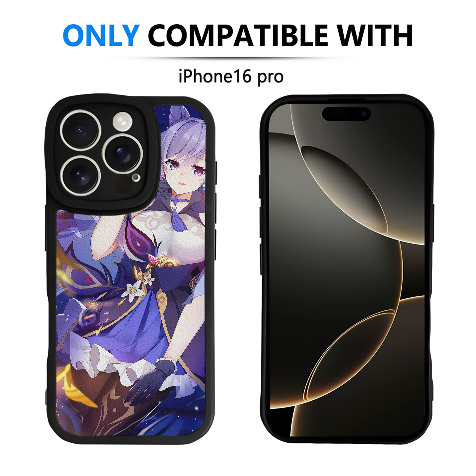 げんし神 genshin 【iPhone 16シリーズ対応】シリコンスマホケース（レザー調） 材質：シリコン